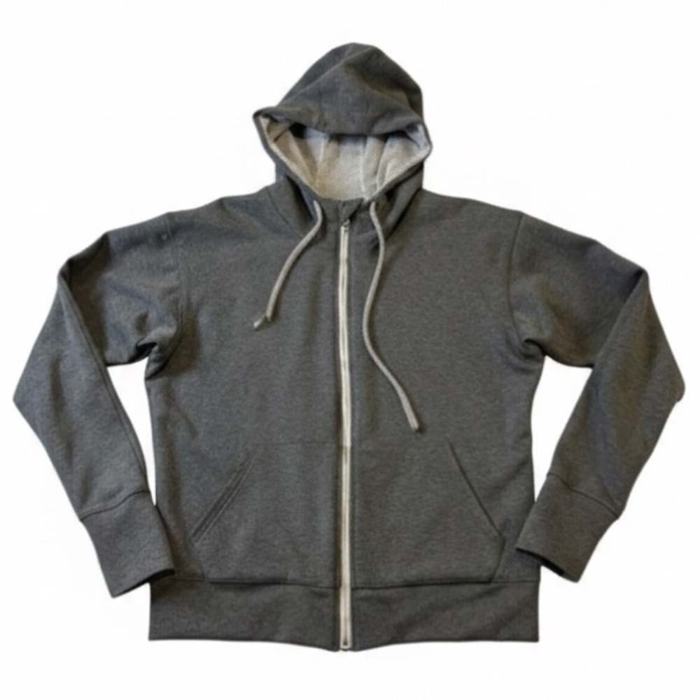 Albion Gray Full-Zip Hoodie Jacket